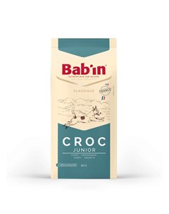 Babin classique croc junior сухой корм для щенков и юниоров средних пород с мясом утки и свининой 3  Bab'in