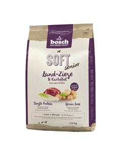 Полувлажный корм Soft Senior для пожилых собак всех пород с чувствительным пищеварением склонных кал Bosch