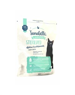 Сухой корм Sterilized для стерилизованных кошек с домашней птицей 400 г Sanabelle