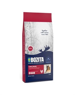 Original сухой корм для взрослых собак всех пород с курицей 12 кг Bozita