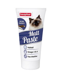 Malt Paste паста для выведения шерсти из желудка для кошек 25 г Beaphar