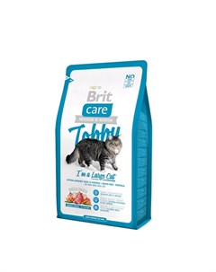 Сухой корм Care Cat Tobby для кошек крупных пород с уткой 2 кг Brit*