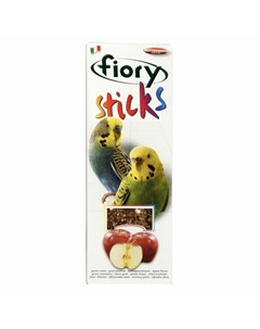 Палочки для попугаев Sticks с яблоком 2 х 30 г Fiory