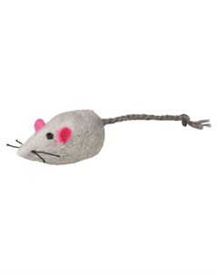 Игрушка мышка для кошек с колокольчиком 5 см плюшевая Trixie
