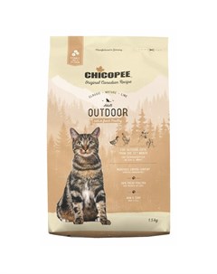 CNL Cat Adult Outdoor сухой корм для кошек бывающих на улице с птицей 1 5 кг Chicopee