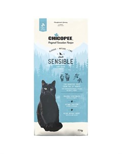 CNL Cat Adult Sensible сухой корм для кошек с чувствительным пищеварение с ягненком Chicopee