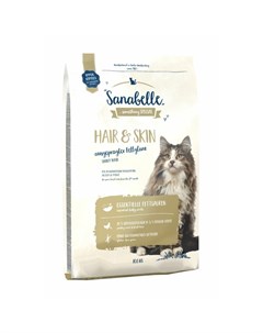 Сухой корм Hair Skin для кошек для кожи и шерсти Sanabelle