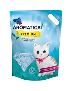 Premium силикагелевый гигиенический наполнитель для кошек Aromaticat