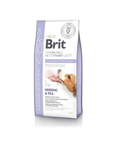 Сухой беззерновой корм VDD Gastrointestinal для взрослых собак при остром и хроническом гастроэнтери Brit*
