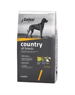 Dog Adult Country сухой корм для собак с курицей и говядиной 3 кг Golosi