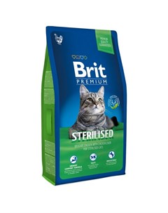 Сухой корм Premium Cat Sterilised для кастрированных котов Brit*