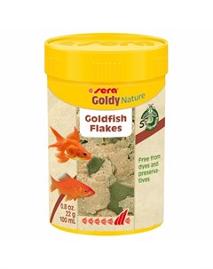 Корм Goldy Nature для золотых рыб в хлопьях 100 мл 22 г Sera