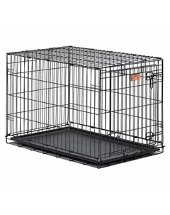 Icrate клетка для собак малых и средних размеров черная 1 дверь 91х58х64 см Midwest