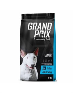 Medium Adult Сухой корм для взрослых собак средних пород с ягненком 12 кг Grand prix