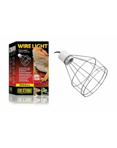 Светильник с фарфоровым патроном Wire Light малый до 150 Вт 14 PT2060 14 5x14 5x21 5 см Exo terra