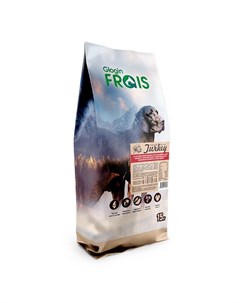 Frais adult dog maxi turkey сухой корм для собак крупных и гигантских пород с мясом индейки 15 кг Frais