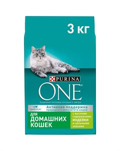 Housecat сухой корм для домашних кошек с высоким содержанием индейки и цельными злаками Purina one