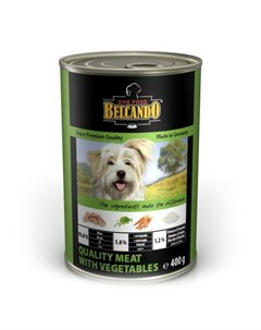 Консервы для собак Super Premium с отборным мясом и овощами 400 г Belcando