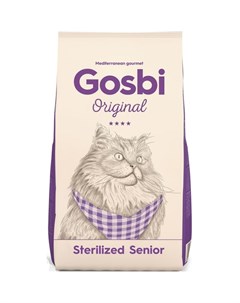 Сухой корм Original Cat Sterilized Senior для пожилых стерилизованных кошек с курицей и индейкой 1 к Gosbi
