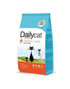 Kitten Turkey and Rice сухой корм для котят беременных и кормящих кошек с индейкой и рисом Dailycat