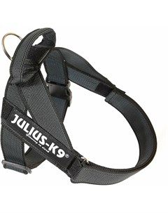 Шлейка для собак Color Gray 0 57 74 см 14 25 кг черная Julius-k9