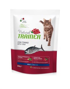 Natural Cat Adult With Tuna сухой корм с тунцом для взрослых кошек 300 г Trainer