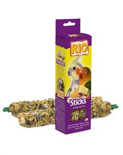 Палочки для средних попугаев с медом и орехами 2 шт 75 г Rio