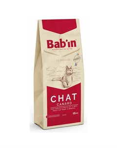 Babin classique chat canard сухой корм для взрослых кошек всех пород на основе утки свинины и домашн Bab'in