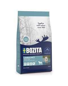 Wheat Free сухой корм без пшеницы для взрослых собак с ягненком и рисом 3 5 кг Bozita