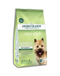 AG Adult Dog Корм сухой для взрослых собак мелких пород с ягненком и рисом 2 кг Arden grange