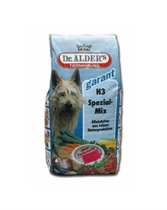 Dr Alders Н3 Special Mix полнорационный сухой корм для собак с нормальной активностью с говядиной и  Dr. alder's