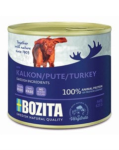 Turkey мясной паштет для взрослых собак с индейкой 625 г Bozita