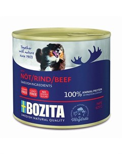 Beef мясной паштет для взрослых собак с говядиной 625 г Bozita