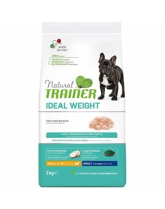 Natural Ideal Weight Mini сухой корм для взрослых собак мелких и миниатюрных пород с избыточным весо Trainer