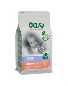 Dry Professional сухой корм для взрослых кошек с лососем 7 5 кг Oasy