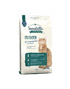 Сухой корм Outdoor для кошек бывающих на улице с уткой 2 кг Sanabelle