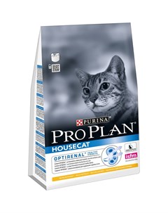 Сухой корм Pro Plan Adult Housecat для взрослых кошек проживающих в помещении с курицей 400 г Purina pro plan