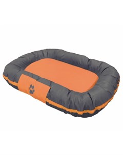 Reno лежак для кошек и собак мягкий 92х68х11 см серый оранжевый Nobby