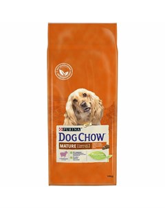 Сухой корм для взрослых собак старшего возраста с ягненком Dog chow