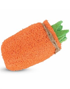 Natural игрушка для мелких животных из люфы Морковь 120 мм Триол