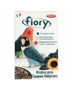 Корм для средних попугаев Parrocchetti Africa 800 г Fiory