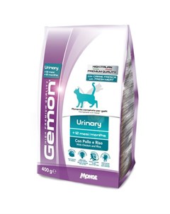 Cat Urinary полнорационный сухой корм для кошек для профилактики мочекаменной болезни МКБ с курицей  Gemon