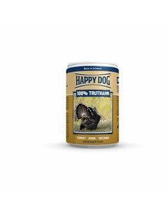 Влажный корм 100 Truthahn для собак при аллергии и проблемах с пищеварением с индейкой 400 г Happy dog