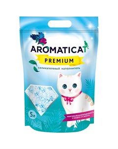 Premium силикагелевый гигиенический наполнитель для кошек 5 л Aromaticat