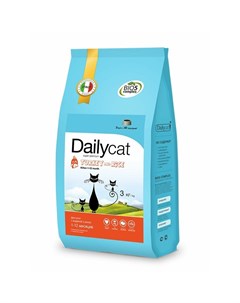 Kitten Turkey and Rice сухой корм для котят беременных и кормящих кошек с индейкой и рисом 3 кг Dailycat