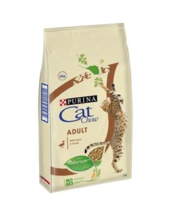 Сухой корм для взрослых кошек с уткой 7 кг Cat chow