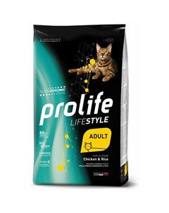 Lifestyle Adult сухой корм для кошек с курицей и рисом 400 г Prolife