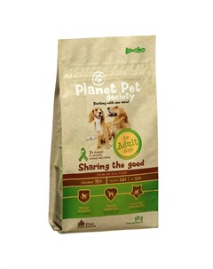 Chicken Rice For Adult Dogs сухой корм для взрослых собак с курицей и рисом 3 кг Planet pet
