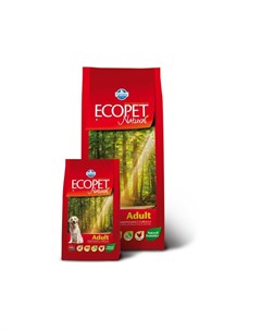 Ecopet Natural Adult сухой корм с курицей для взрослых собак всех пород Farmina