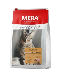 Finest Fit Indoor полнорационный сухой корм для кошек живущих в помещении с курицей Mera